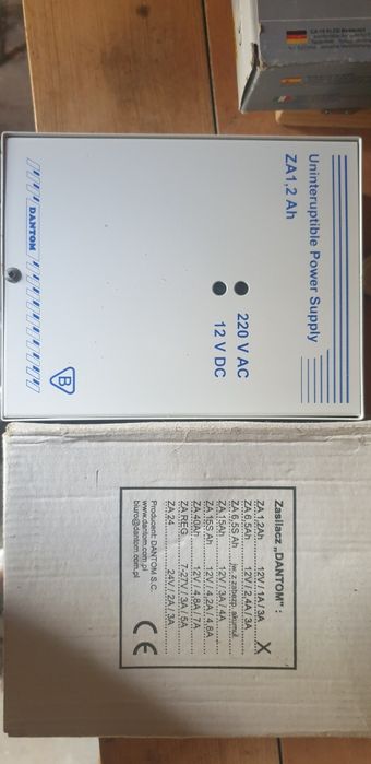 Satel ca10 KLCD manipulator, zasilacz alarmu dantom
