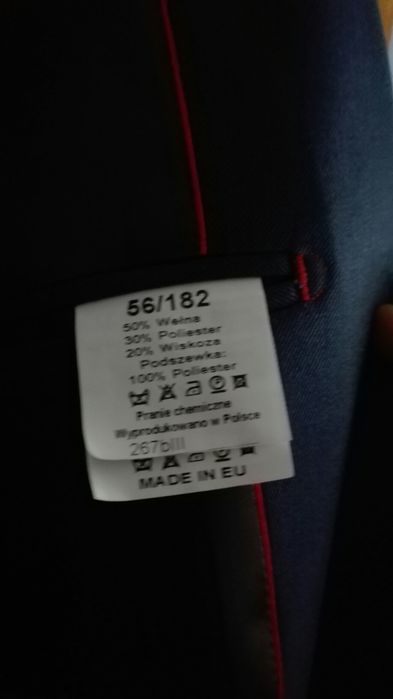 Garnitur męski XL