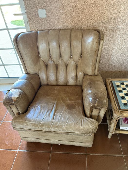 Sofa poltrona vintage duas