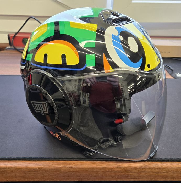Capacete AGV Jet Rossi Tartaruga