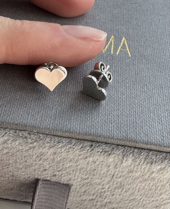 Сережки, пласке серденько, GUZEMA