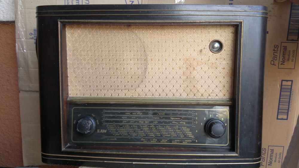 Zabytkowe radio AT-Super 660 Wk3 sprawne grające magiczne oko LOFT PRL