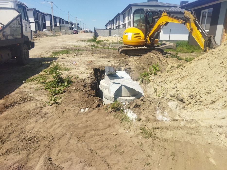 Пісок  щебінь відсів глина суглинок чорнозем септик послуги екскаватор