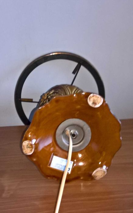 Lampa stołowa ceramiczna. POLAM - WIELICZKA. Rok 1970