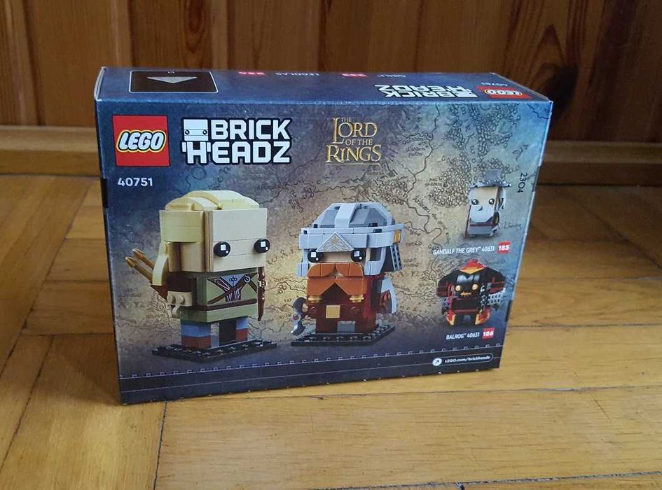 LEGO 40751 BrickHeadz - Legolas i Gimli - NOWY