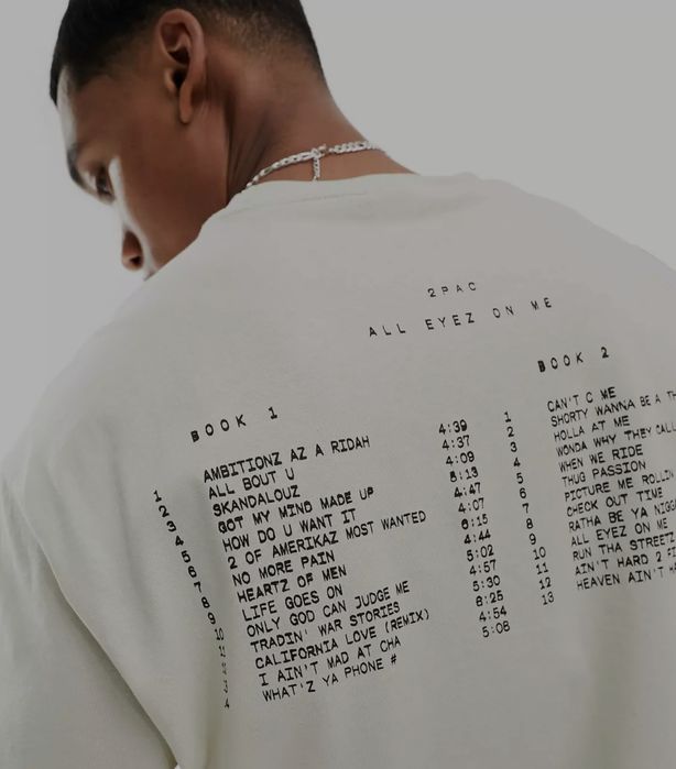 Футболка Tupac bershka all eyes on me