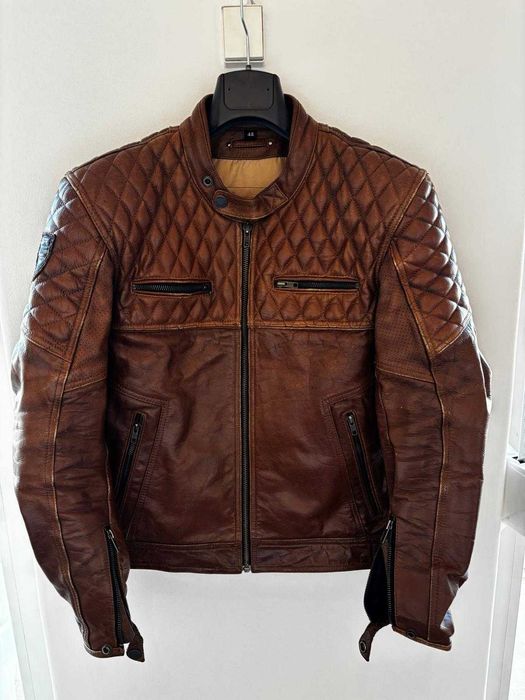 Casaco de cabedal 4SR para moto – Estilo racing