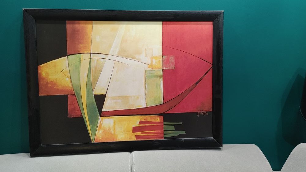 Obraz czarna rama 100 cm x 70 cm