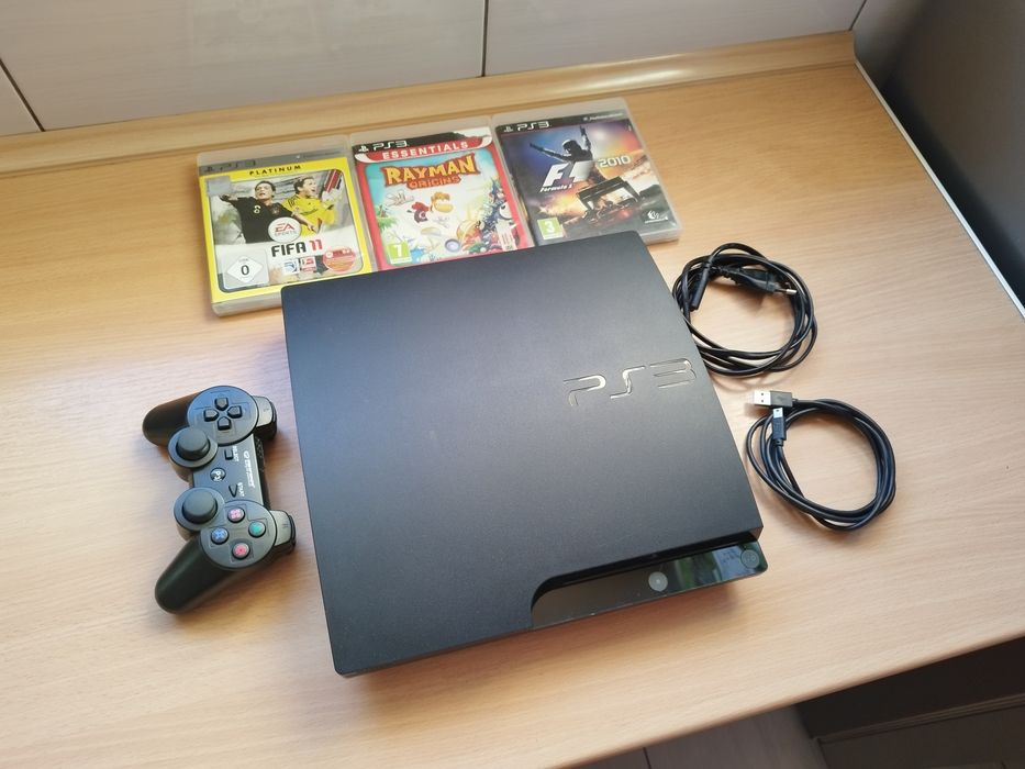Konsola ps3 slim, PlayStation 3, stan bardzo dobry, wysyłka olx