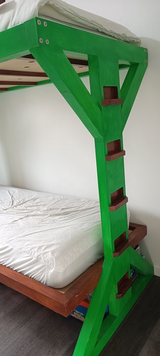 Cama beliche madeira maciça