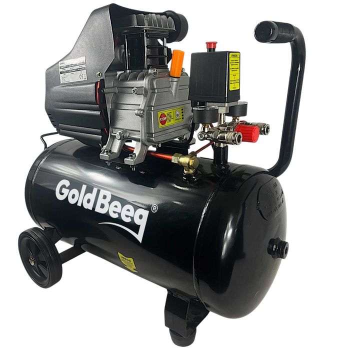 Kompresor olejowy 50L sprężarka z zestawem kit GoldBeeg