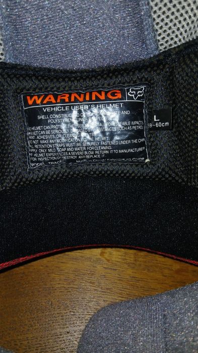 Capacete motocross vintage Fox Racing