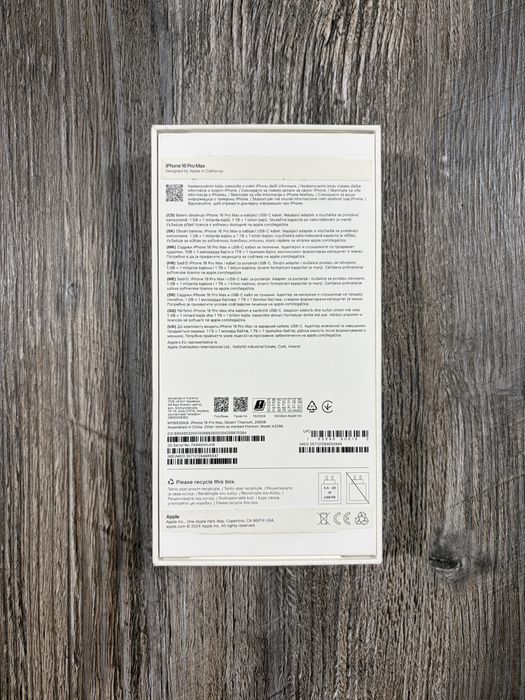 iPhone 16 Pro Max 256GB Desert Titanium • Офіціал • 90% АКБ