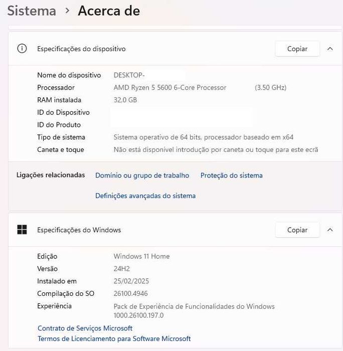 Computador AMD Ryzen 5600 | 32GB DDR4 | SSD 1TB | RTX 4060 Ti64551474845953122