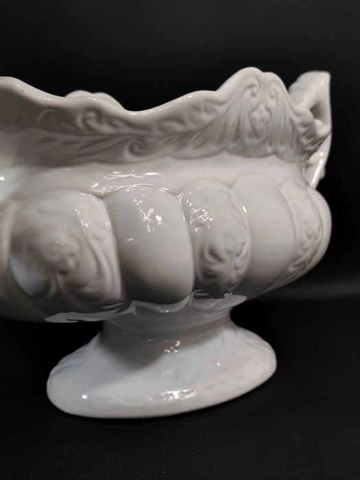 Porcelanowa Biała Żardiniera