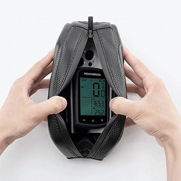 Torba rowerowa Rockbros usztywniana, na ramę, na rurę górną 1,4l - cza