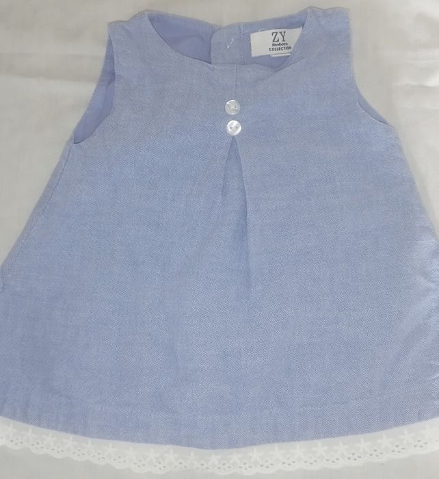 Vestido de bebê Zippy 0-1 mês