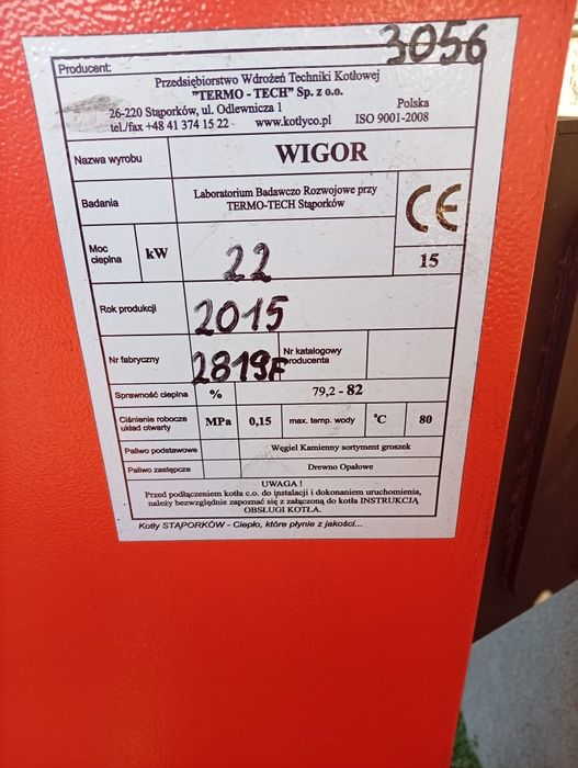 Sprzedam piec widoczny na zdjęciach