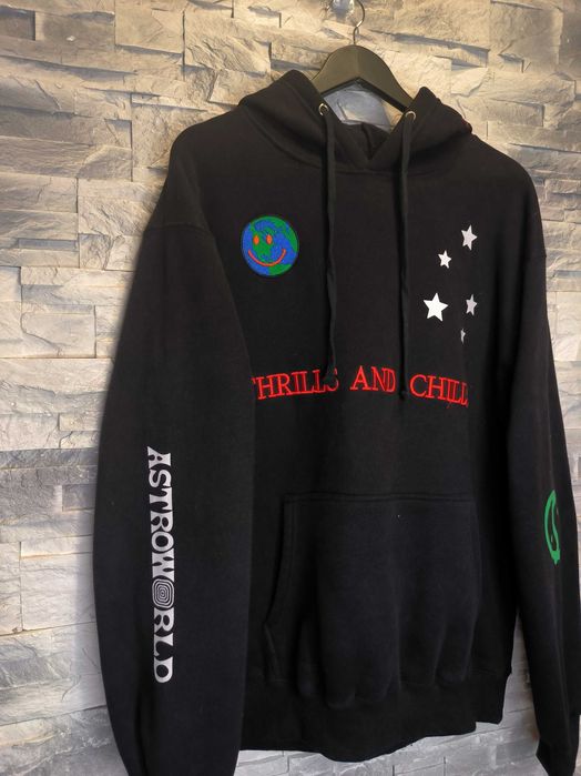 Bluza z Kapturem Travis Scott Astroworld Thrills and Chills Independen