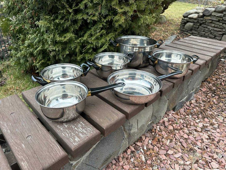 ‼️ Набор кастрюль + сковорода + ковшик из нержавейки ‼️ Набор посуды.