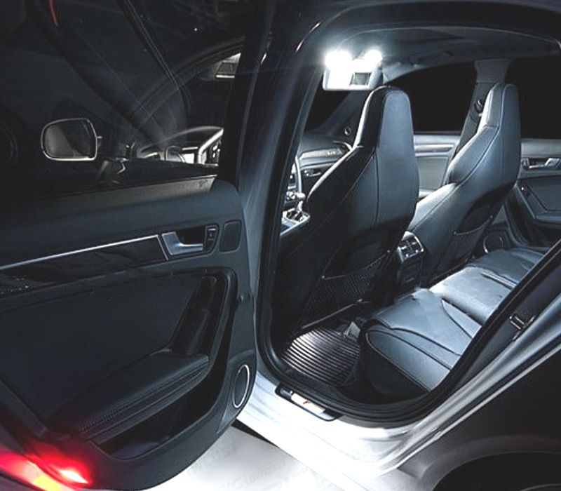 KIT COMPLETO 18 LAMPADAS LED INTERIOR AUDI A4 S4 B8 AVANT 09-15