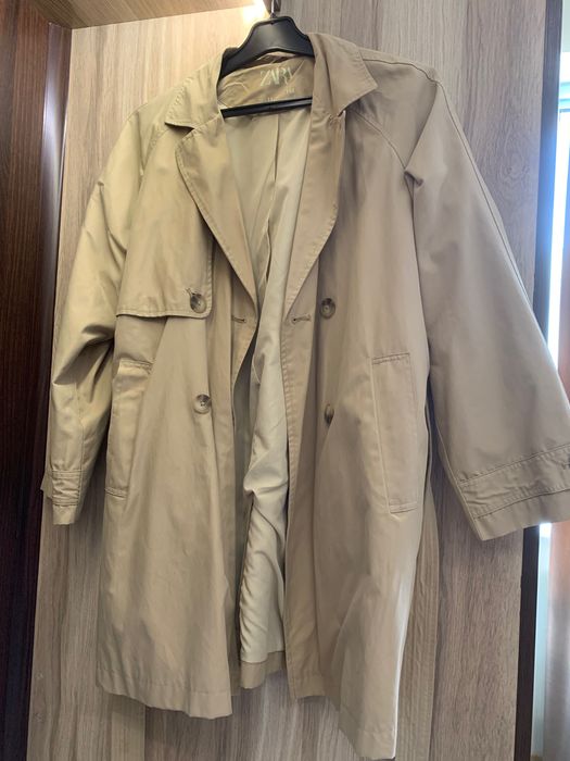 Бежевий підлітковий тренч ZARA