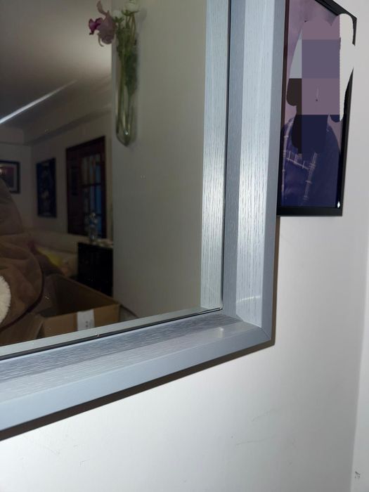 Espelho grande de parede moderno – excelente estado