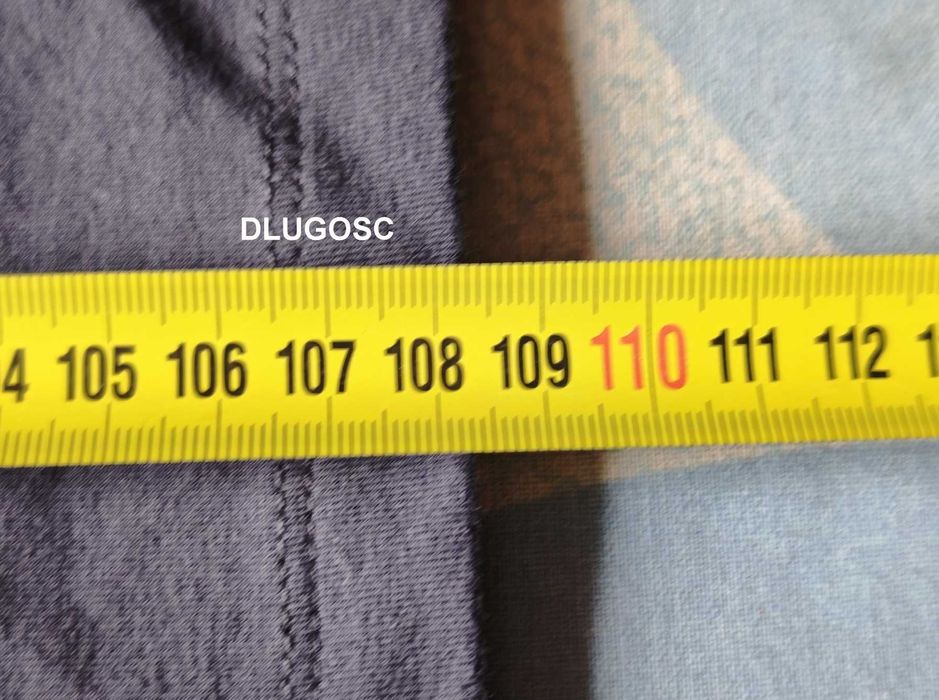 Petrol granatowe spodnie proste dresy nowe L/XL