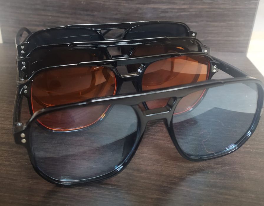 Окуляри в стилі "Авіатор" (Різні кольори лінз)