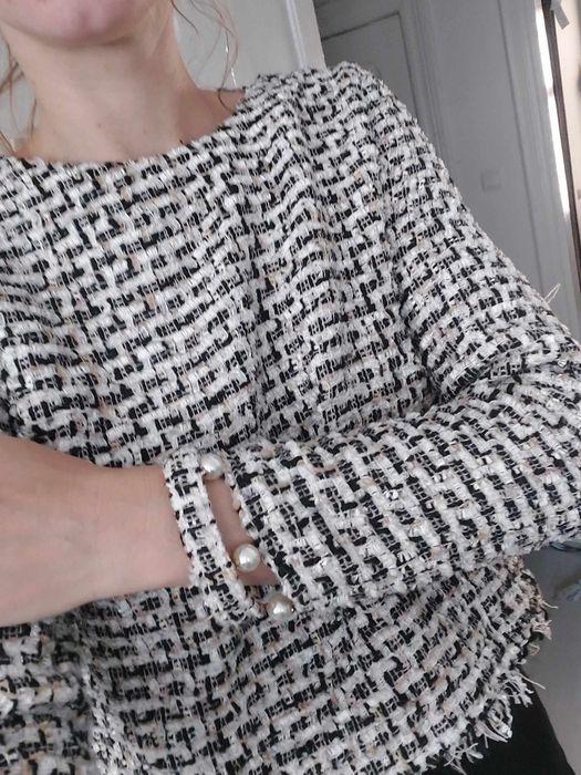 Bluza zara z perełkami S 36