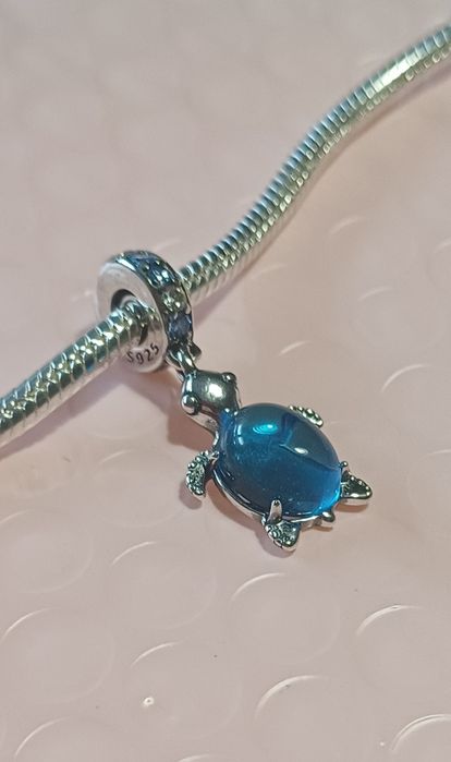 Zawieszka żółwik do bransoletki Pandora