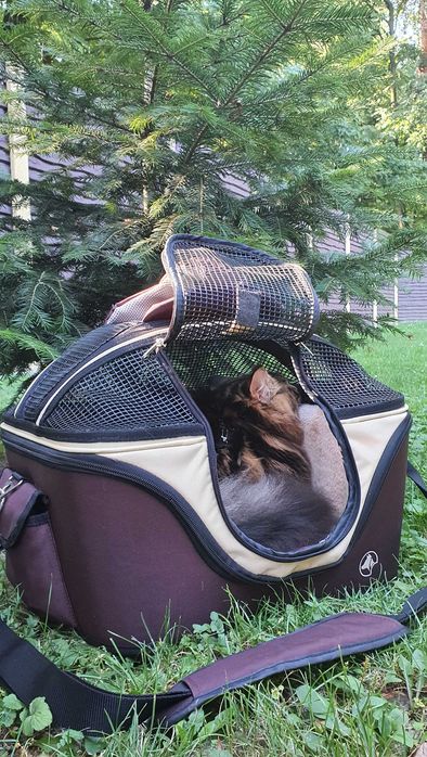 Сумка-переноска для котів до 18 кг!!! Croci  Fast & Easy, 49х40х35 см