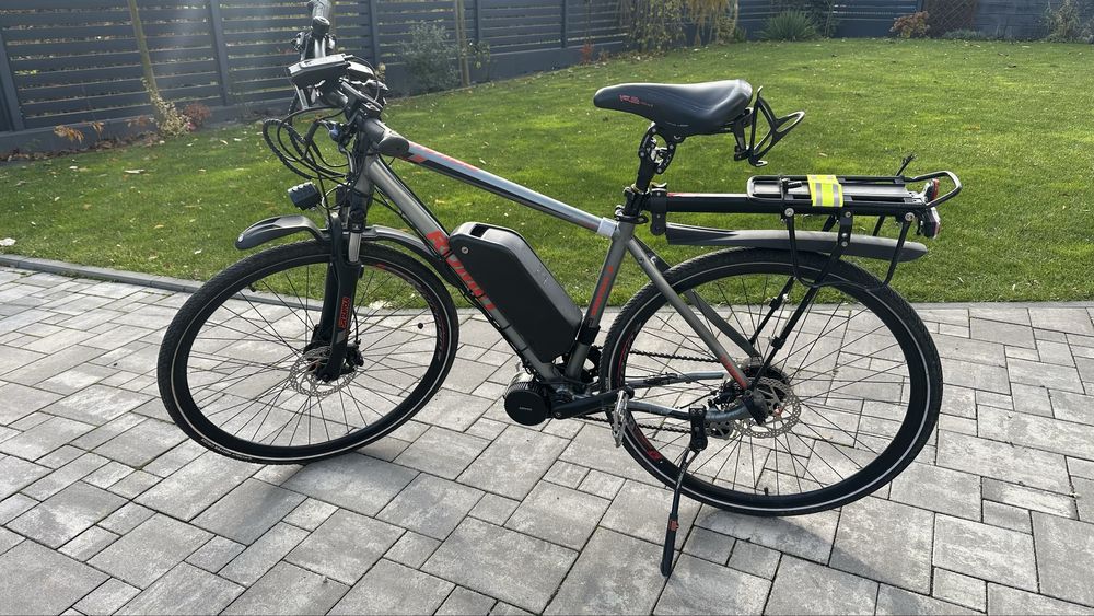 Rower Elektryczny zasięg ponad 120km,hydraulika,bagażnik,amortyzatory