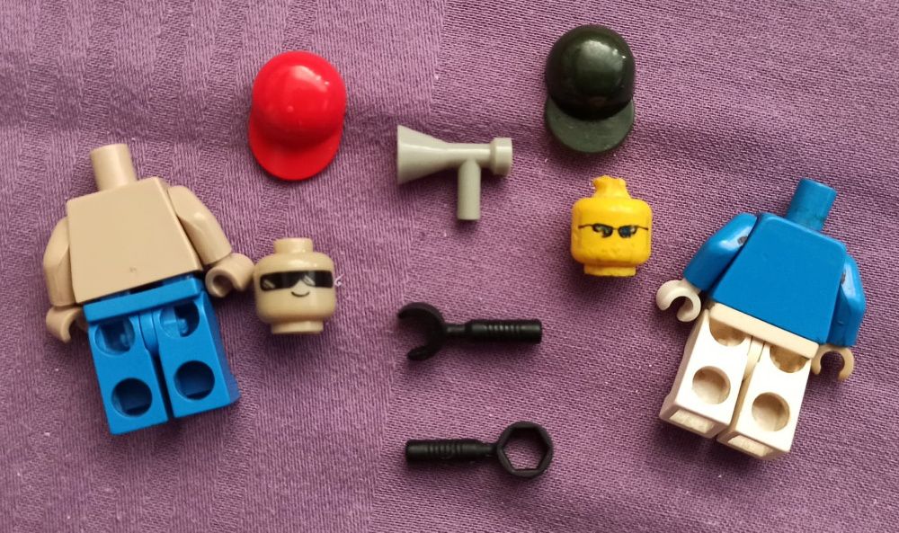 Lego Cobi minifigurka 2 szt mix + akcesoria