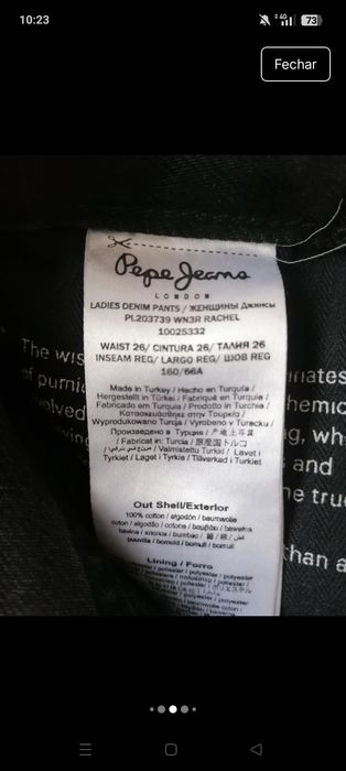 Calça mulher Pepe jeans