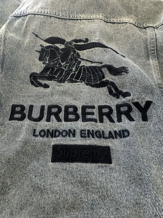 Casaco Supreme x Burberry Denim