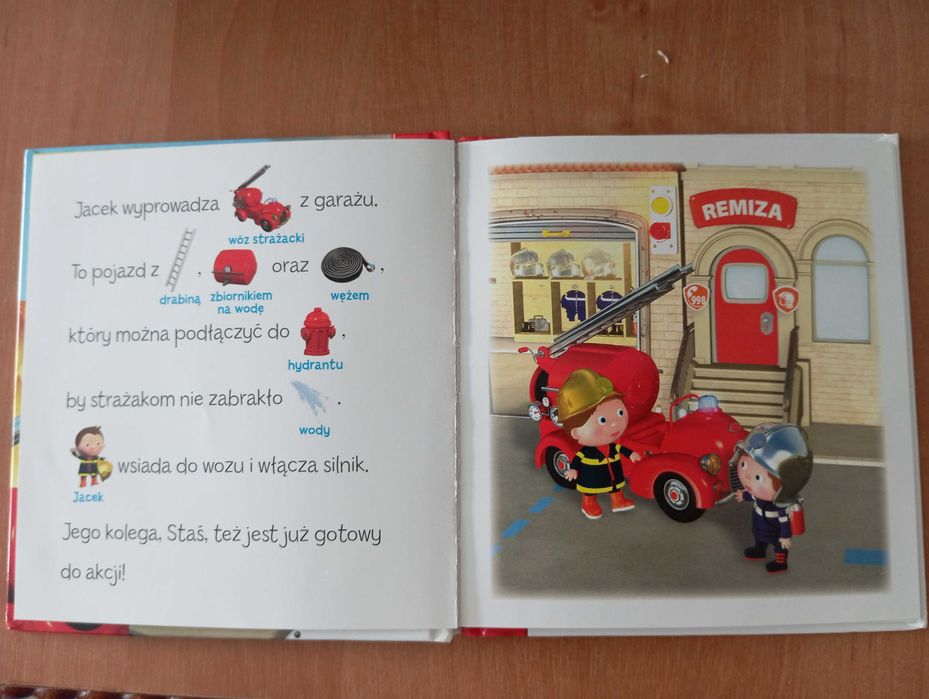 Książeczka Gaś pożar z Jackiem