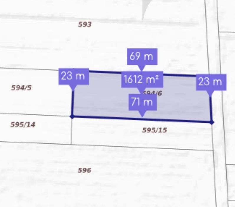 Dzialka budowlana Przywory Duże 2643 m² - Więcej