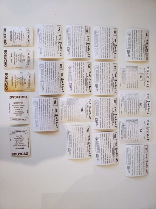 Cromos The Simpsons - Panini e Bollycao