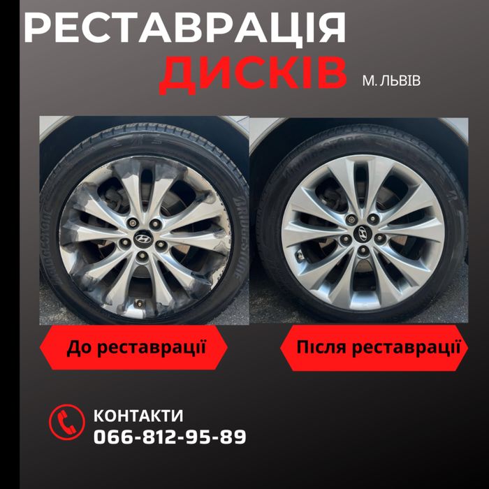 Піскоструй , порошкове фарбування , реставрація дисків, рихтування
