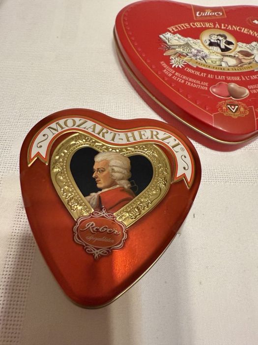 Жестянные коробки Mozart. Цена за все!