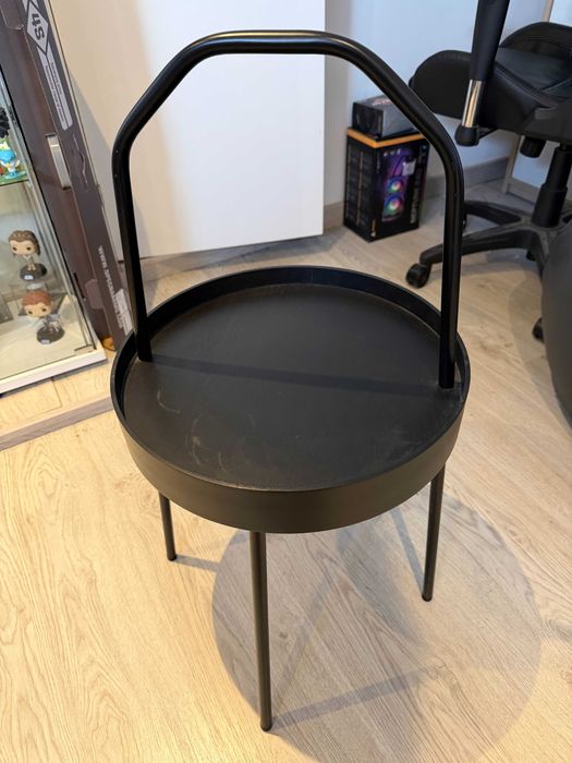 Mesa de Apoio Preta / Side Table – 10€