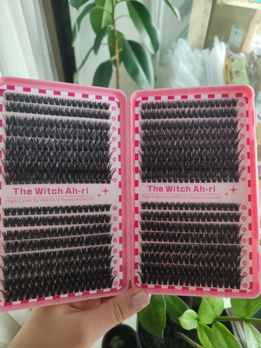 Пучкові вії аніме набір для нарощування вдома  ремувер 30D 40D 80D