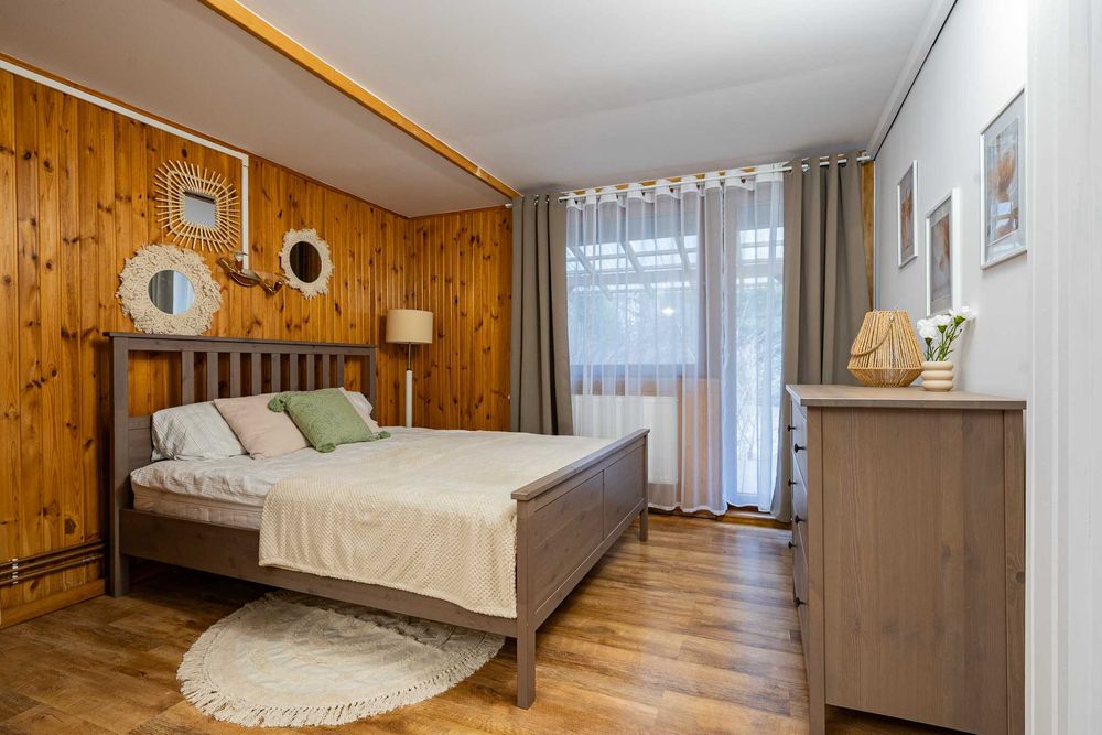 Domek z kominkiem na 8-12 osób, Ostoja Stare Kiejkuty