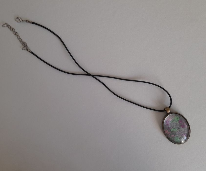 Wisiorek Naszyjnik z Kwiatami