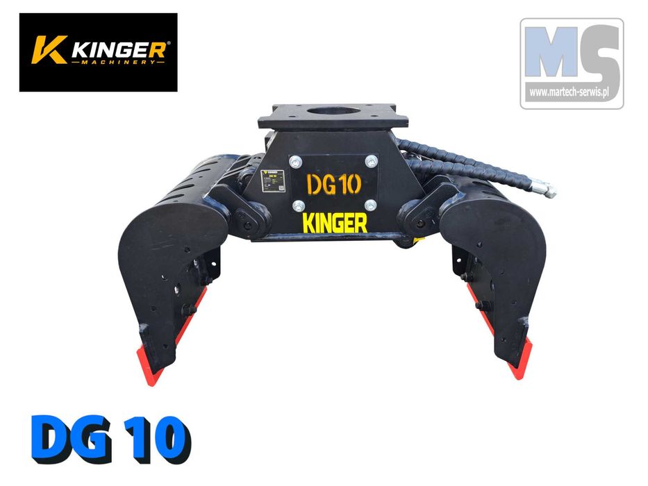 Chwytak sortujący KINGER DG10 82kg do minikoparki