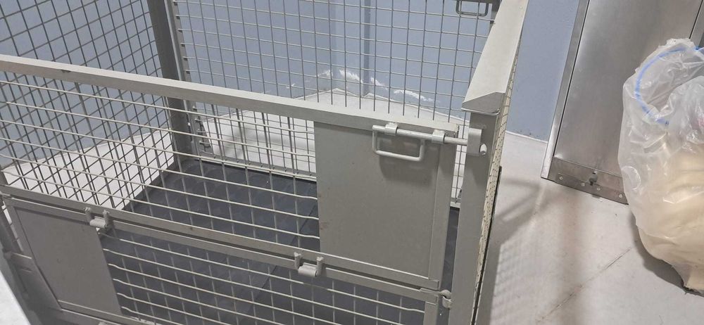 Caixa palete dobrável metálica