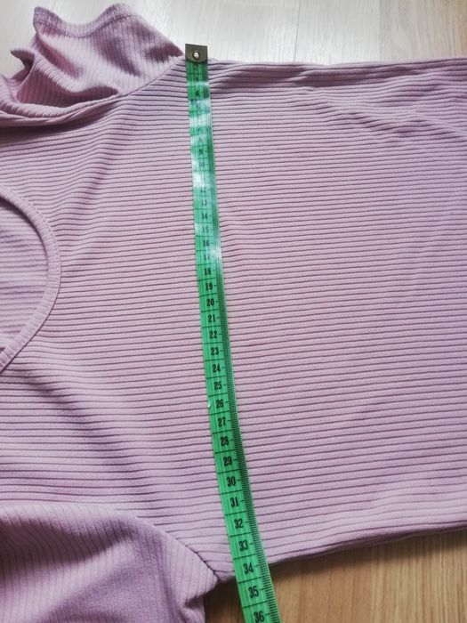 Różowa prążkowana bluzka Select XS 34
