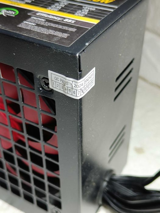 Блок живлення REBELTEC 500W 80 PLUS BRONZE 8+8GPU 8pin CPU як НОВИЙ!