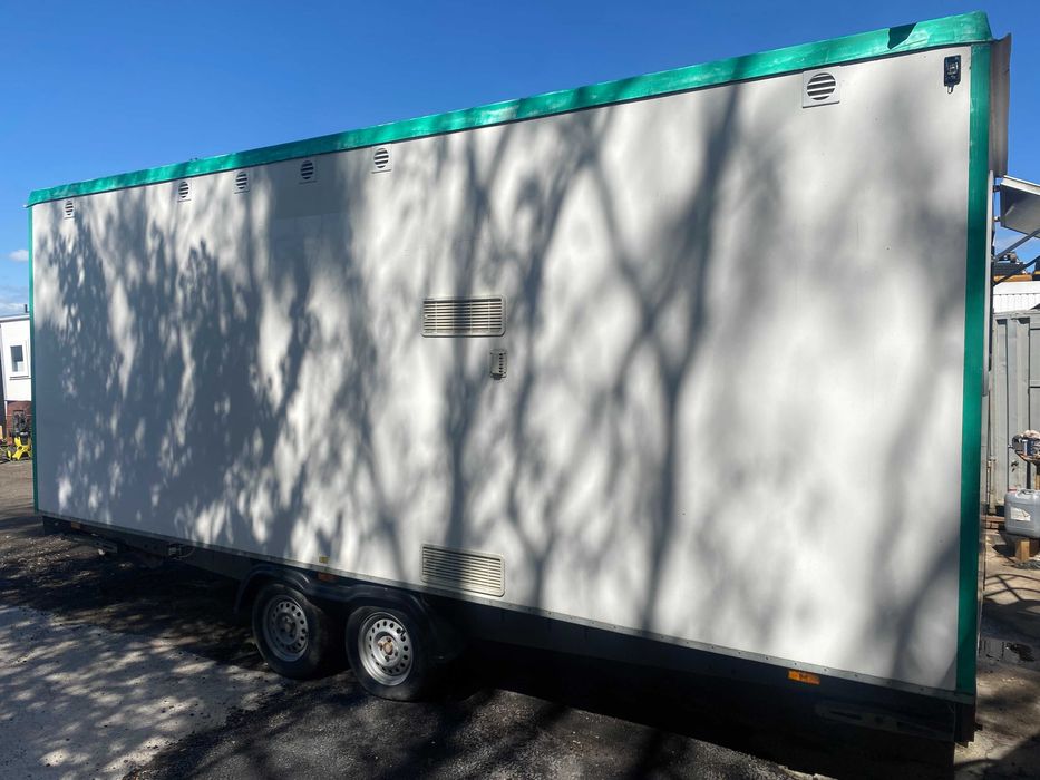 Przyczepa mieszkalna WC, prysznic, ogrzewanie, panele solarne, Alde